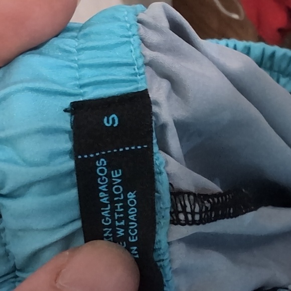 Patas Azules by Roland Navy Blue Print Athletic / Swim Shorts Size Youth Small - Picture 5 of 6